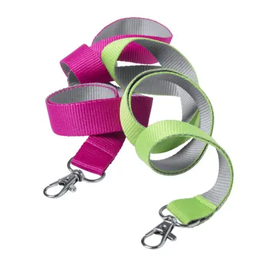 Lanyard bicolor din poliester