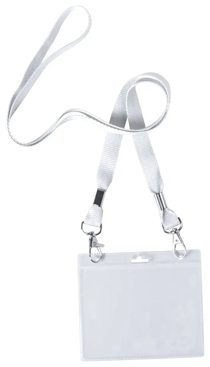 Lanyard cu suport ecuson din PVC
